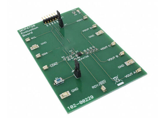 MCP4728EV Giải pháp nhúng 12 bit Digital To Analog Converter Board