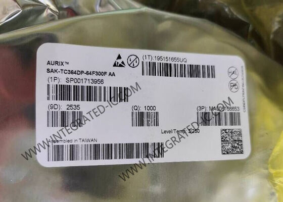 Vi điều khiển MCU SAK-TC364DP-64F300F AA với 672 KB RAM, Ethernet 100Mbit và Gói TQFP-144