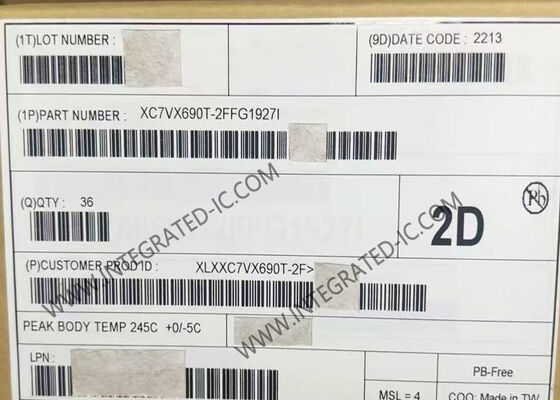 XC7VX690T-2FFG1927I Virtex-7 FPGA 640 MHz Mảng cổng lập trình trường FCBGA-1927