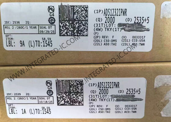 ADS1232IPWR 24-Bit 2-Kênh Delta-Sigma ADC Chip Tích hợp Mạch cho Cảm biến Cầu