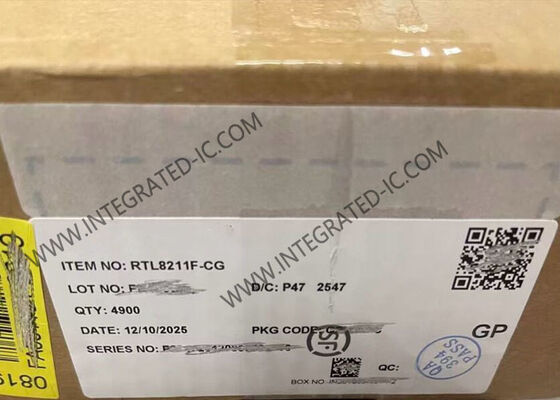 IC Ethernet RTL8211F-CG Tích hợp Ethernet 10/100/1000M Transceiver với Gói QFN40 và Tuân thủ IEEE 802.3