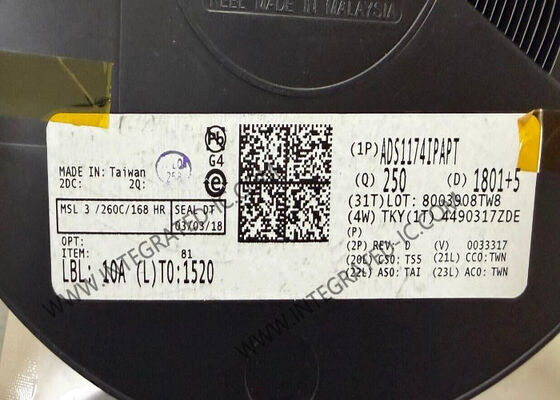 ADS1174IPAPT Vi mạch Tích hợp Bộ chuyển đổi Tương tự sang Kỹ thuật số 16-Bit HTQFP-64