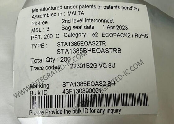 STA1385EOAS2TR Vi điều khiển MCU Telemaco3P Vi xử lý viễn thông và kết nối ô tô