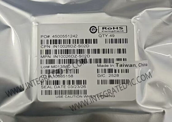 IN10026DZ-S02D-BB-F001 Ethernet IC Động cơ tuyến tính Máy điều khiển mô-đun Mach-Zehnder