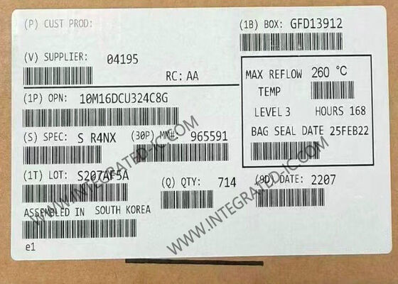 Mảng cổng có thể lập trình trường 10M16DCU324C8G MAX 10 Mảng cổng có thể lập trình trường 324-LFBGA