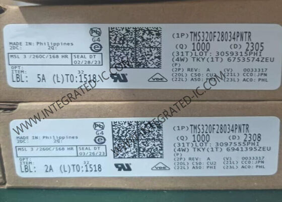 TMS320F28034PNTR Microcontroller MCU C2000 TM 32 bit MCU với tốc độ 60MHz 128KB Flash và 45 pin I / O