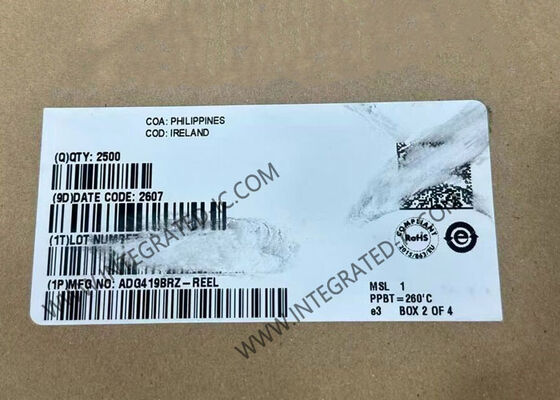 ADG419BRZ IC chuyển mạch CMOS SPDT có điện trở trạng thái 35Ohm Dòng rò thấp 250pA và thời gian chuyển đổi nhanh 160ns