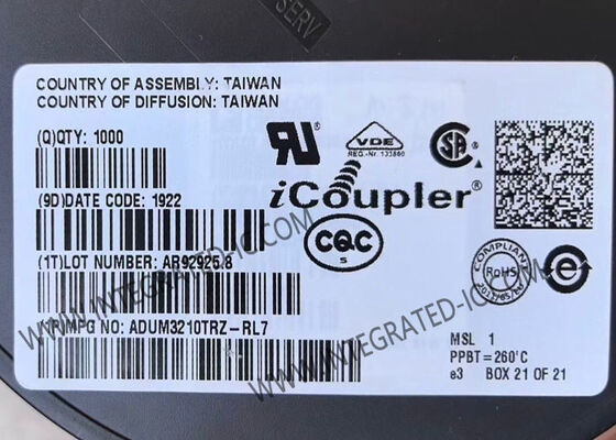 ADUM3210TRZ Chip IC cô lập kỹ thuật số hai kênh với cách ly 2500Vrms và độ tin cậy ESD nâng cao