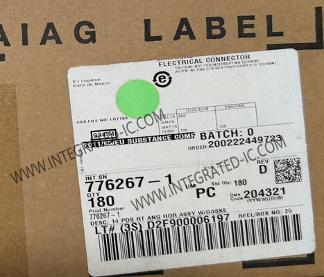 Đầu nối PCB AMPSEAL góc phải 14 vị trí với định mức 250VAC cho các ứng dụng ô tô