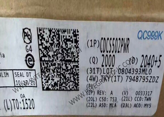 CDCS502PWR Máy phát đồng hồ 108MHz với nguồn cung cấp 3.3V trong gói TSSOP-8