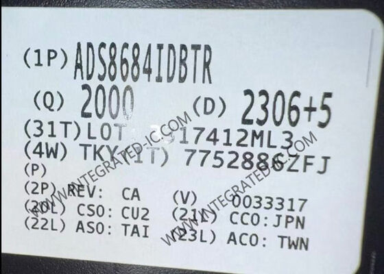 ADS8684IDBTR 16-bit 500kSPS SAR Bộ chuyển đổi tương tự sang kỹ thuật số Chip mạch tích hợp TSSOP-38