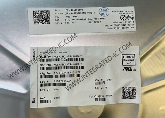 ACS733KLATR-40AB-T 1MHz băng thông 40A Kích thước hiện tại Kích thước Galvanically Isolated Hall Effect Sensor IC SOIC-16