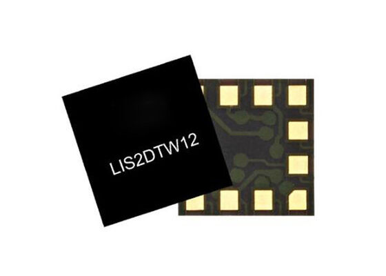 LIS2DTW12 Sensor IC MEMS Digital Output Dual Motion And Temperature Sensor với tiêu thụ điện cực thấp và ±2g/±4g/±8g/±16g Full Scale