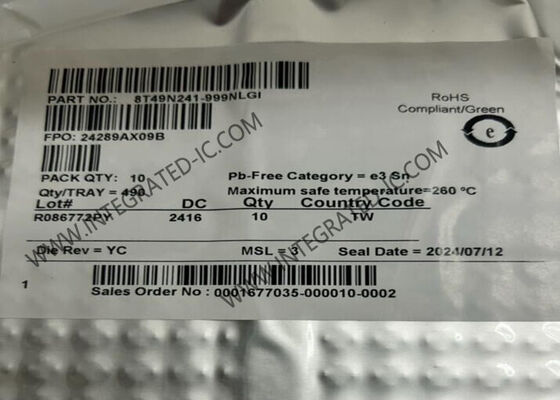 8T49N241-999NLGI Chip Tích hợp Mạch với Bộ Dịch Tần Số FemtoClock NG 1GHz trong Vỏ QFN40