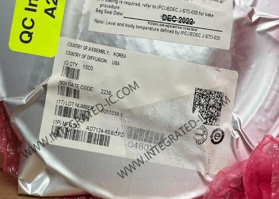Chip IC AD7124-8BBCPZ ADC Sigma-Delta 8 Kênh Có PGA Và Tham Chiếu
