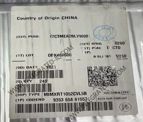 MIMXRT1052CVL5B ARM Cortex M7 Microcontroller MCU 528MHz Single Core với 512KB RAM Cấp độ công nghiệp
