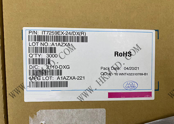 Bộ điều khiển phát hiện cảm biến điện dung 24 kênh IT7259EX-24 / DX IT7259EX-24 QFN