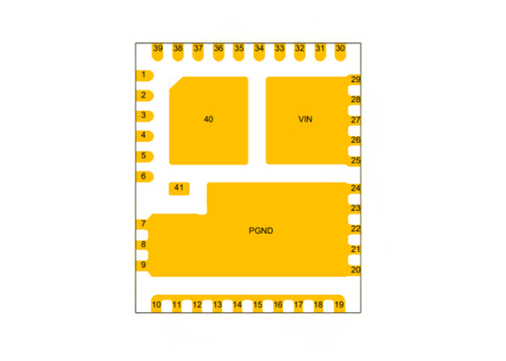 IC chuyển đổi đồng bộ 5.5V 60A 1.25MHz CSD95481RWJ Dòng điện cao