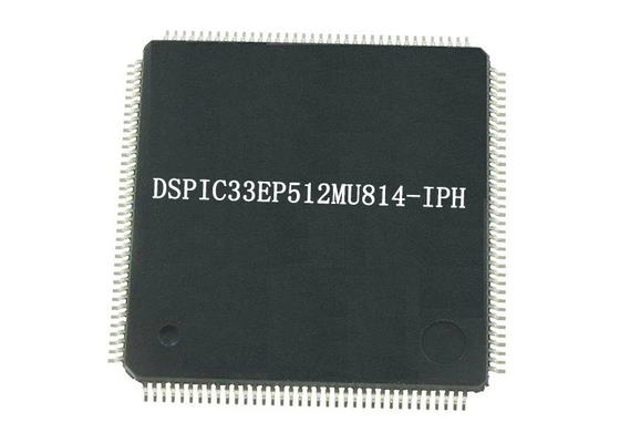 DSPIC33EP512MU814-I/PH Bộ vi điều khiển 16 bit và Bộ điều khiển tín hiệu kỹ thuật số với USB tốc độ cao và Analog nâng cao