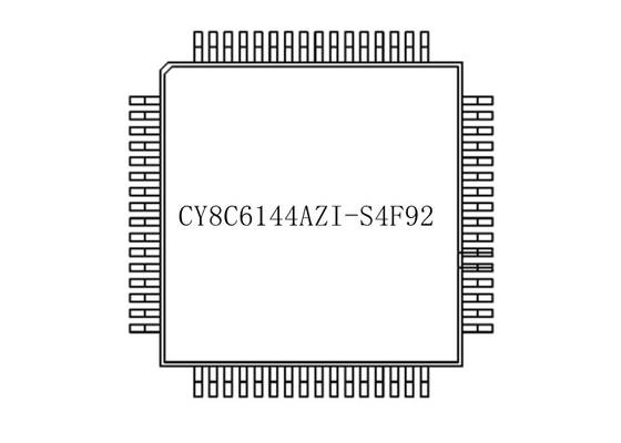 Chip mạch tích hợp 64-TQFP CY8C6144AZI-S4F92 Bộ vi điều khiển 256KB ARM Cortex -M4F