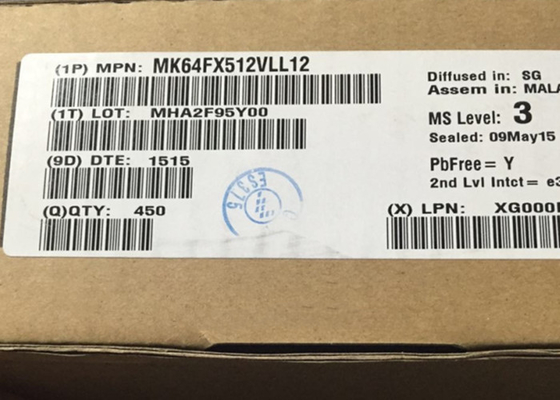 Chip mạch tích hợp 32BIT MK64FX512VLL12 Bộ vi điều khiển ARM Cortex-M4 120 MHz
