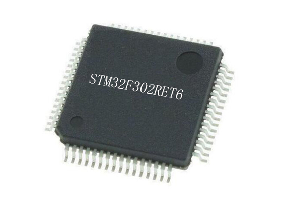 LQFP64 ARM Cortex M4 STM32F302RET6 32Bit Chip vi điều khiển lõi đơn 72MHz