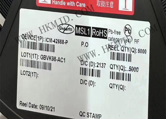 Chip mạch tích hợp ICM-42688-P Đầu ra cảm biến 6 trục chính xác cao LGA14