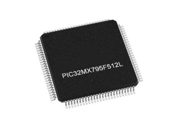 512KB Flash PIC32MX795F512L-80I/PT 32-Bit Bộ vi điều khiển lõi đơn - MCU 100-TQFP