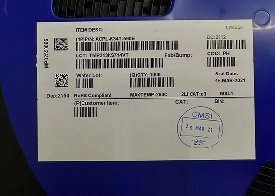 ACPL-K34T-560E Ô tô 2.5 A Bộ ghép quang dẫn động cổng MOSFET dòng ra cao nhất