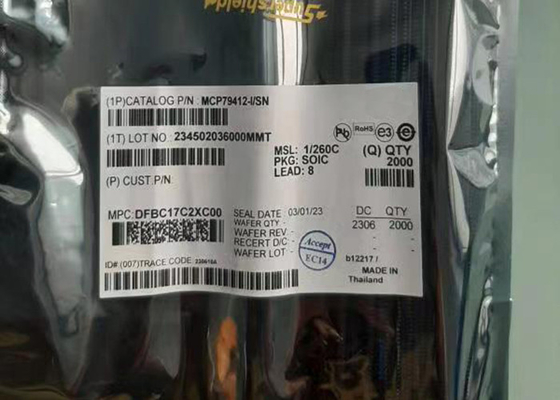 Bộ chuyển đổi pin chip mạch tích hợp MCP79412-I/SN Đồng hồ/Lịch thời gian thực