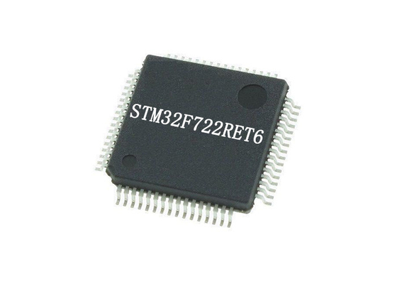 IC Chip STM32F722RET6 Bộ vi điều khiển ARM Cortex-M7 IC Gói 64-LQFP