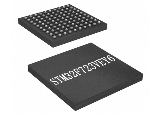 Cánh tay IC tích hợp Cortex-M7 MCU 512Kbyte Flash STM32F723VEY6 100-UFBGA