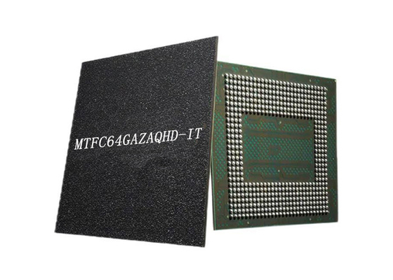 Chip mạch tích hợp MTFC64GAZAQHD-IT IC bộ nhớ 512Gbit 200MHz 153-VFBGA