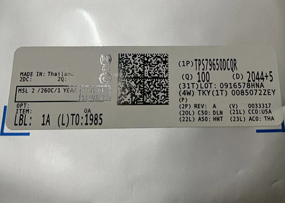 Chip mạch tích hợp TPS79650DCQR Bộ điều chỉnh tuyến tính bỏ học thấp 1A Độ ồn cực thấp