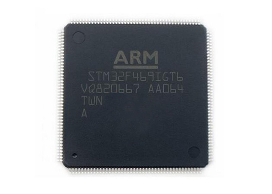 Chip IC 176LQFP STM32F469IGT6 Cánh tay 32Bit Cortex-M4 CPU Vi điều khiển 180 MHz MCU
