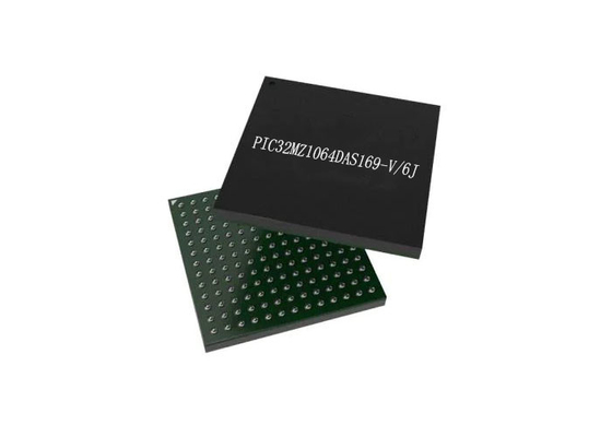 Bộ vi điều khiển gắn trên bề mặt 169-LFBGA lõi đơn PIC32MZ1064DAS169-V/6J