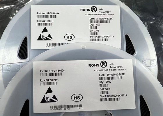 Chip mạch tích hợp HFCN-6010+ Bộ lọc gốm thông cao trung tâm 6SMD 50Ohm