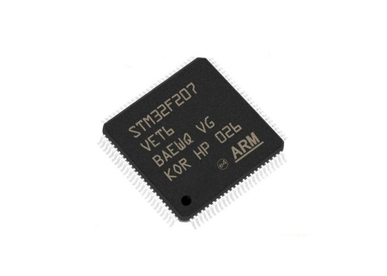 STM32F207VET6 Gói 100-LQFP gắn trên bề mặt IC vi điều khiển 120MHz 512KB