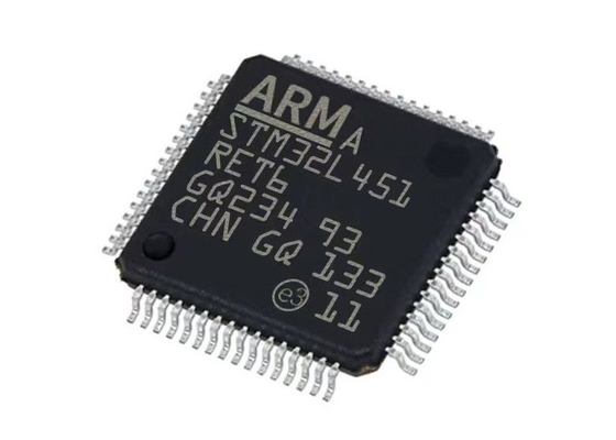 IC vi điều khiển gắn trên bề mặt 64-LQFP lõi đơn STM32L451RET6 80MHz