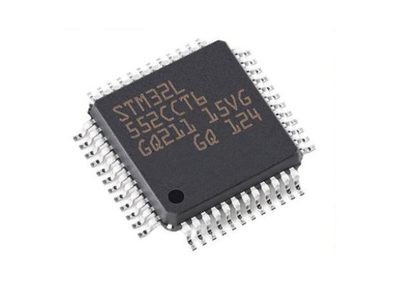 Bộ vi điều khiển lõi đơn 32 bit STM32L552CCT6 ARM Cortex-M33 48LQFP MCU 110 MHz