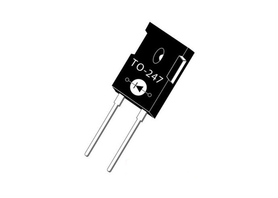 Chip mạch tích hợp silicon carbide Schottky MSC020SDA120B TO-247-2 Điốt