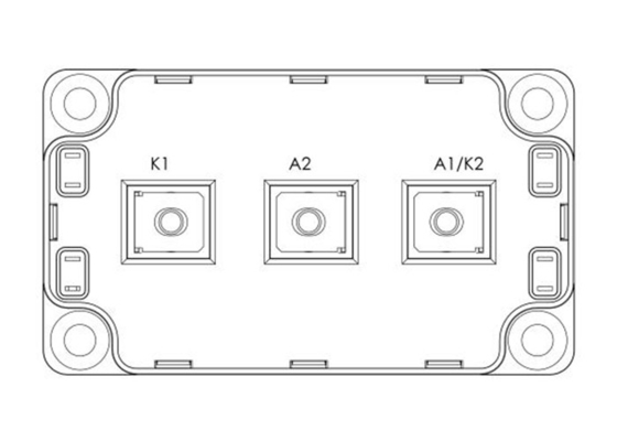 Mô-đun IGBT dành cho ô tô 1200V MSCDC450A120AG Bộ chỉnh lưu Mảng đi-ốt Mô-đun 450A
