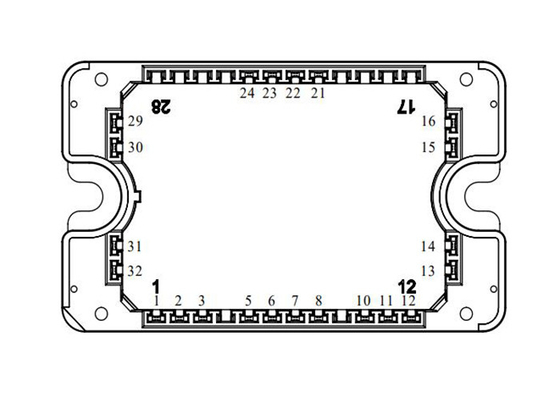 Biến tần ba cấp MSCSM170TLM23C3AG Mô-đun nguồn SiC MOSFET 1700V 4N-Channel