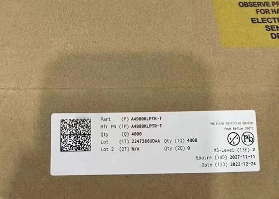 Trình điều khiển động cơ lưỡng cực A4980KLPTR 28-TSSOP Trình điều khiển bước có thể lập trình cho ô tô