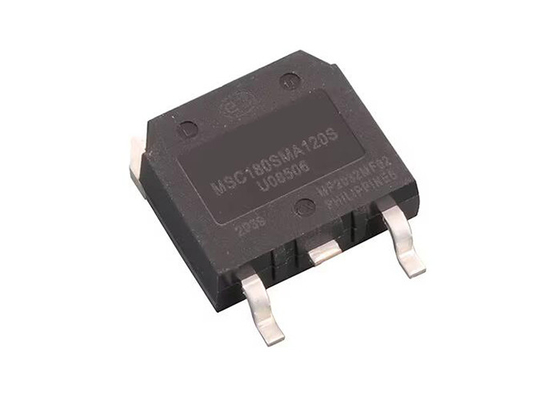 Bóng bán dẫn kênh N MSC180SMA120S Chip mạch tích hợp SiC MOSFET TO-268-3