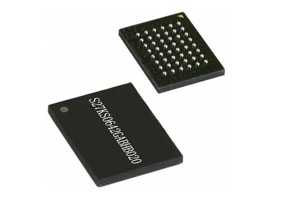Bộ nhớ IC Chip S27KS0642GABHB020 24-FBGA Pseudo SRAM Memory IC 200MHz