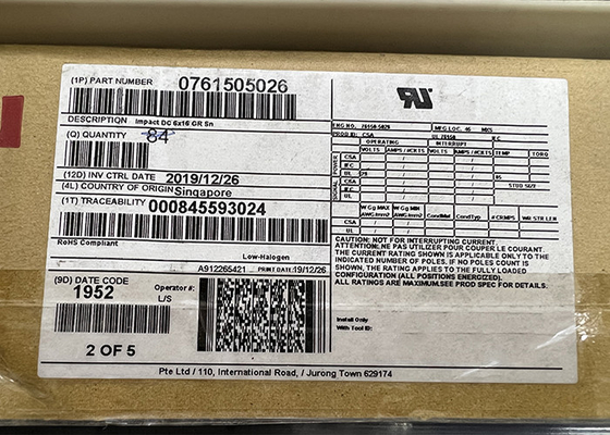 76150-5026 Đầu nối bảng nối đa năng chip mạch tích hợp 288POS xuyên lỗ