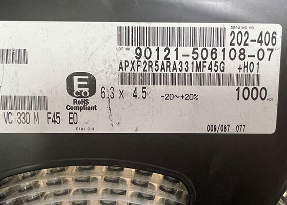 Chip mạch tích hợp APXF2R5ARA331MF45G Tụ nhôm polymer 330uF 12mOhm