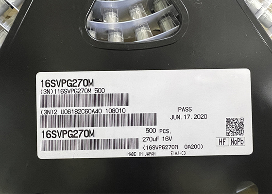 16SVPG270M Mạch tích hợp Chip nhôm Tụ điện polymer 270µF Radial SMD