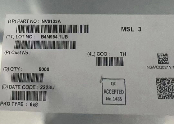 Tải trình điều khiển Chip NV6133A GaNFast Power IC Chip mạch tích hợp 30-QFN 330mOhm